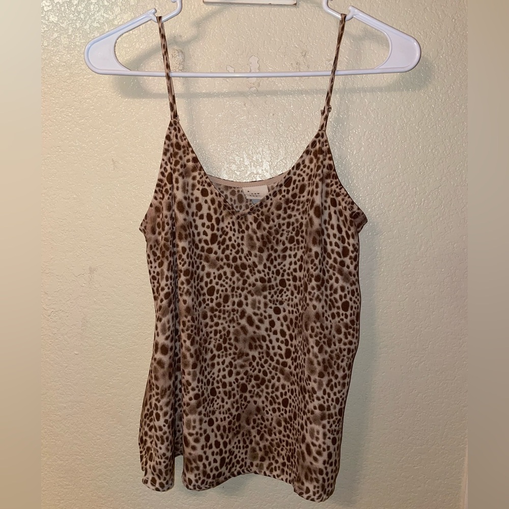 A New Day Leopard Print Tank Top